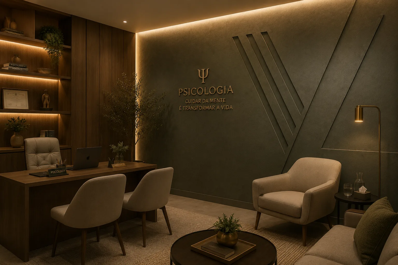 Consultório para psicologia na Vellare, em Itajaí